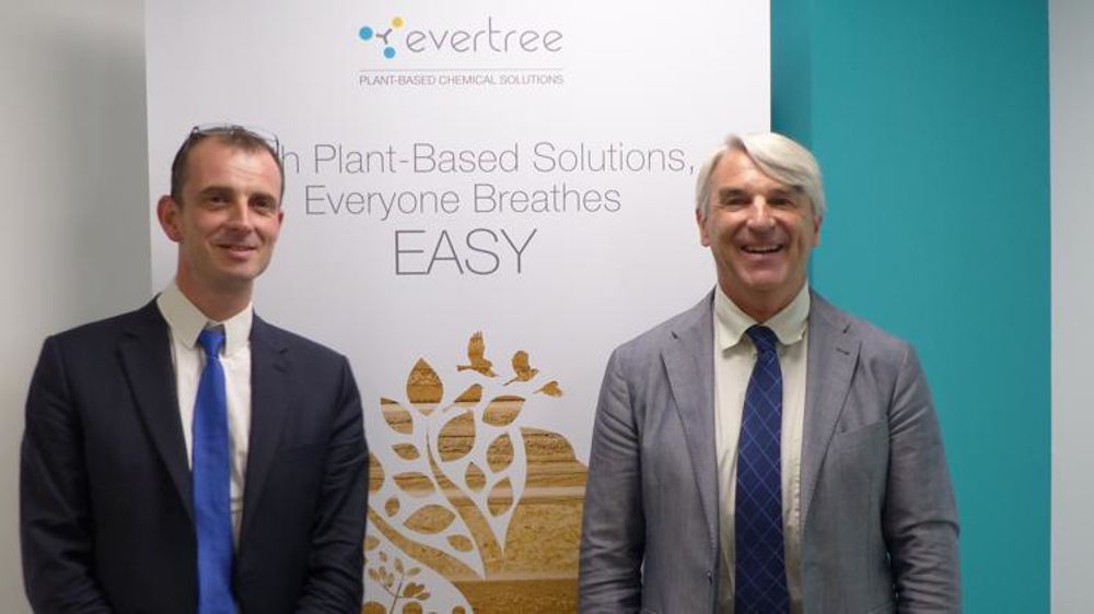 Fabrice Garrigue, président d’Evertree, et Michel Boucly, directeur général délégué du groupe Avril. © M. Seyer/GFA