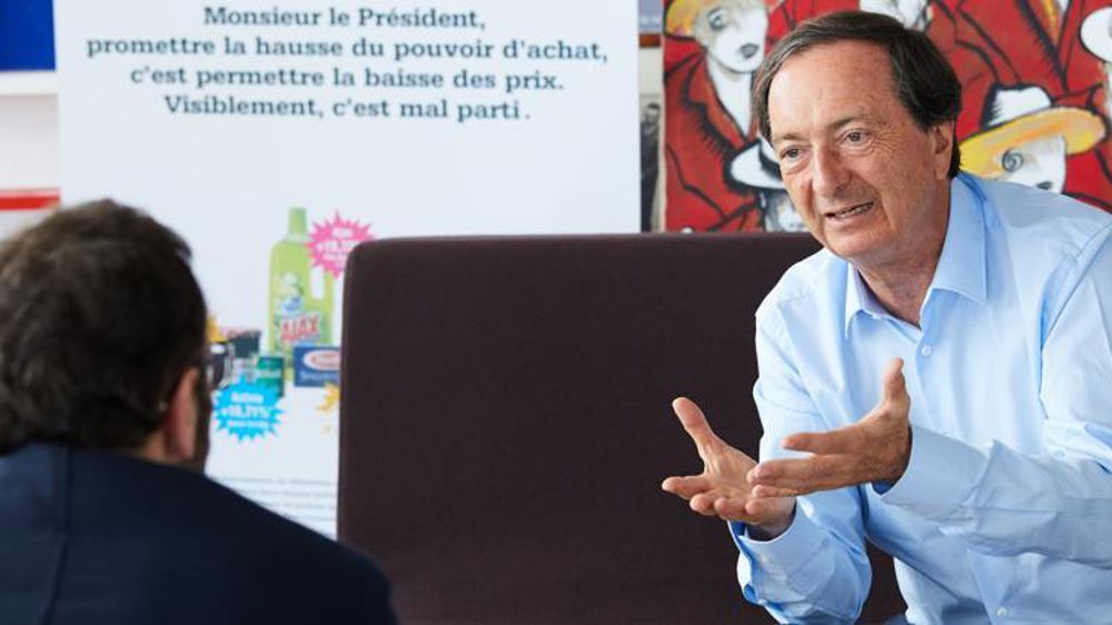 « Nous voulons apporter notre pierre à un modèle alimentaire qui rémunère mieux les agriculteurs », affirme le PDG des Centres E. Leclerc. © Arnaud Chapuis 