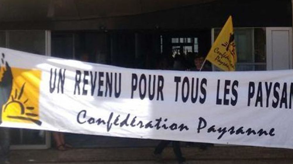 © Twitter/Confédération paysanne