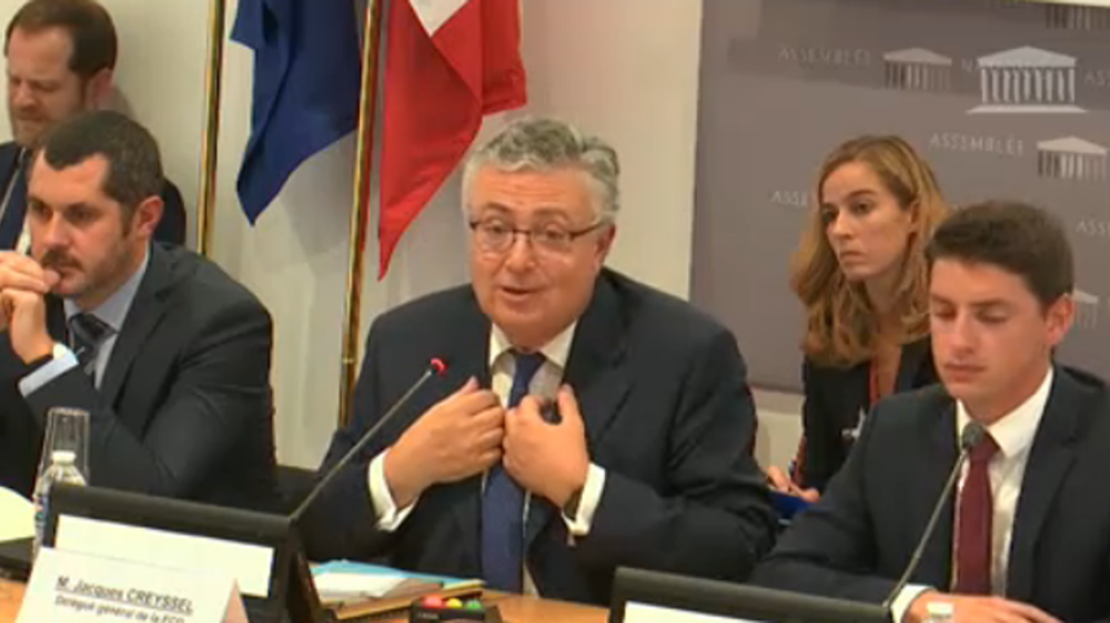 Jacques Creyssel, délégué général de la FCD, s’est montré favorable à une évolution du cadre des négociations commerciales. © Assemblée nationale