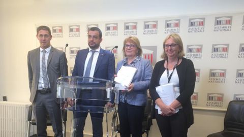 Le rapport d’information parlementaire sur la ressource en eau était présenté à la presse mercredi 27 juin en présence des corapporteurs. © A. Magnard/GFA Le rapport d’information parlementaire sur la ressource en eau était présenté à la presse mercredi 27 juin en présence des corapporteurs. © A. Magnard/GFA