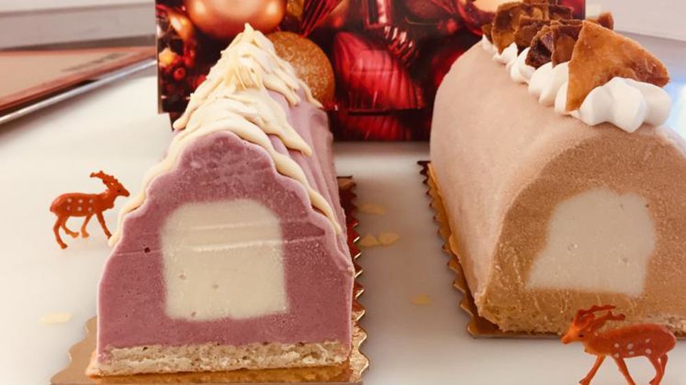 En 2017, Anaïs Soudant s’est lancée dans la fabrication de bûches glacées. © Au bon lait de Marguerite