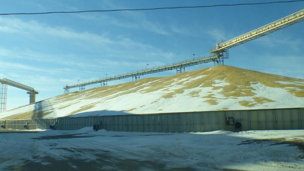 Silo de maïs dans le Minnesota. © P. Peeters/GFA