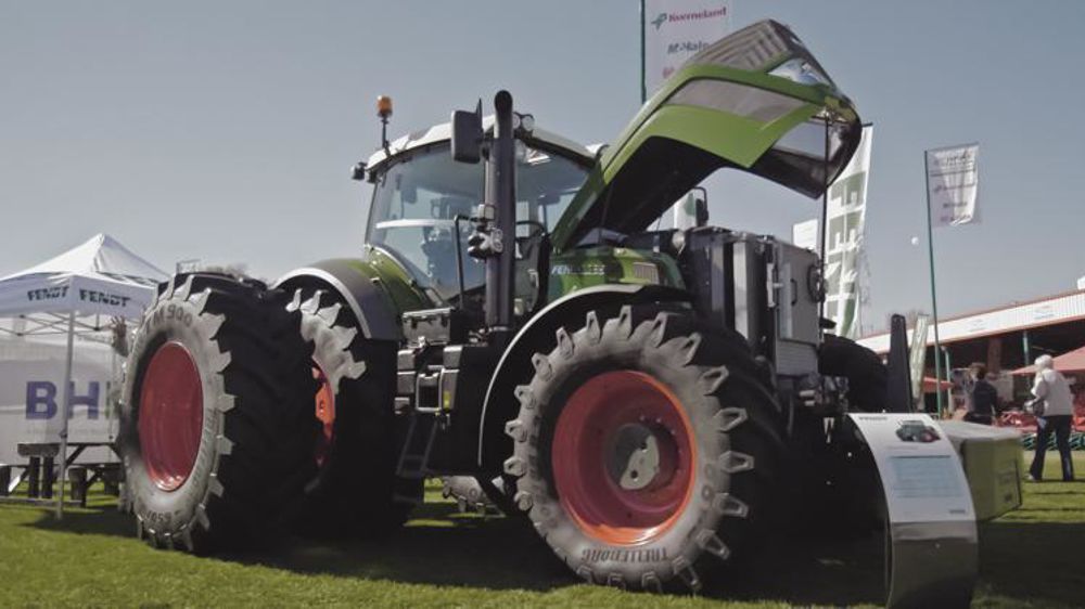 Tracteur Fendt 900 Vario au salon Nampo 2017 en Afrique du Sud. © Fendt