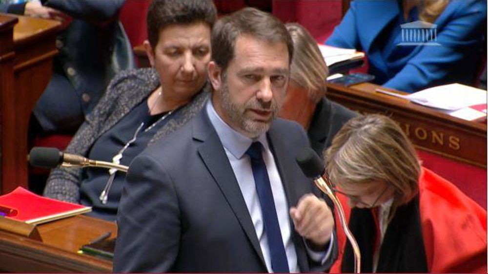 Christophe Castaner, secrétaire d’État aux relations avec le Parlement, lors de la séance de questions au gouvernement à l’Assemblée nationale, le 24 janvier 2018. © Assemblée nationale