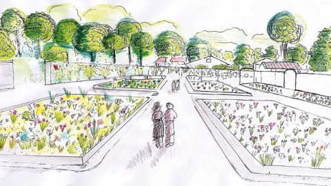 Les BTS aménagements paysagers 2e année du lycée Camille-Godard, au Haillan (33), ont proposé de transformer le cimetière du Taillan-Médoc (33). Ils ont gagné le 1er prix du meilleur blog 2016-2017.PHOTO : LE HAILLAN