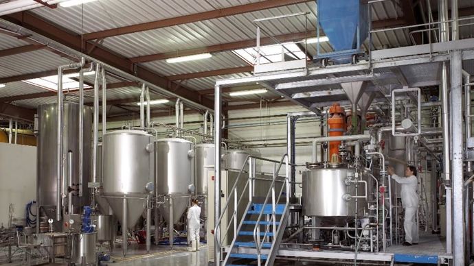 Installation pilote de l’IFBM où les orges de brasserie sont testées pour être validées technologiquement.IFBM