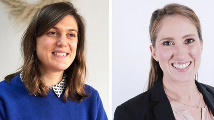 Sophie Cucheval, directrice des opérations, (à g.), et Marie Rabeisen, directrice du développement, ont présenté la source de financement que leur plateforme Miimosa peut proposer aux entreprises et aux agricuteurs.