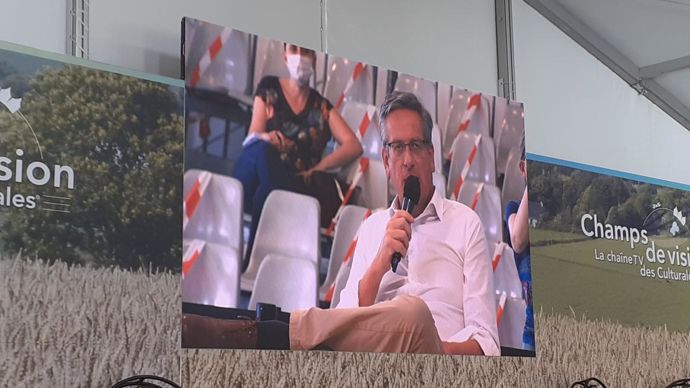 « Les Culturales montrent comment l’agriculture peut relever les défis qui s’offrent à elle », souligne Christoph Büren, président de Vivescia. © C. URVOY