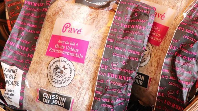 Afin de mieux faire connaître la HVE au grand public, une campagne de communication devrait être lancée dans quelques mois (ici, pain HVE Intermarché).