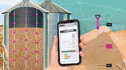 L’OAD s’adapte aux phases de séchage et de refroidissement du grain, afin de détecter tout réchauffement et alerter l’utilisateur.