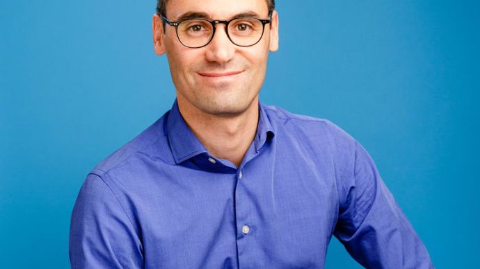 Benjamin Viguier, consultant formateur du réseau Motival. Son job : former les équipes terrain aux démarches commerciales. © S. BENSIZERARA