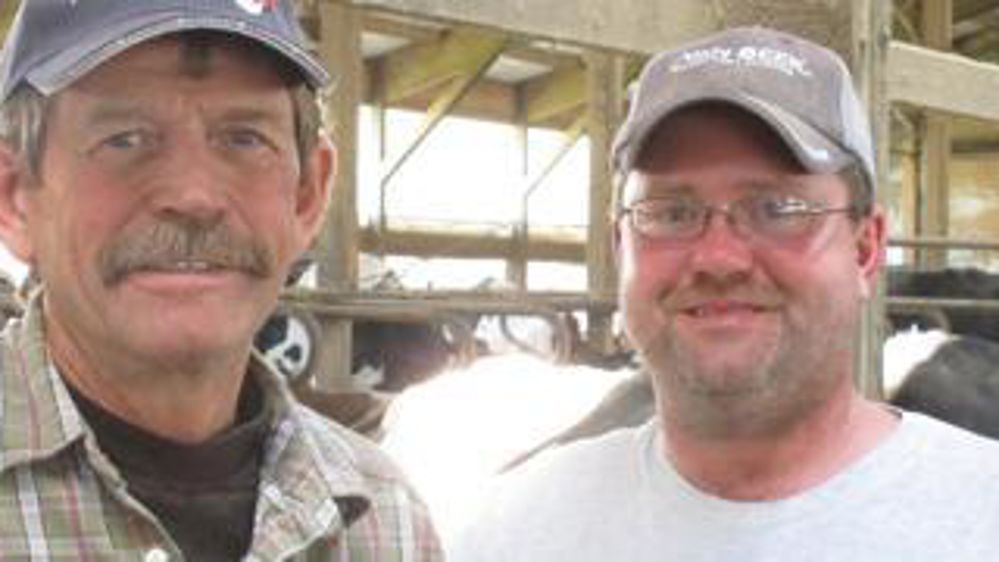 Tim Kieffer. « J’envisage de garder mes holsteins pures et de poursuivre le croisement sur les autres. Les doses montbéliardes et vikings rouges coûtent trop cher. »P.L.C.