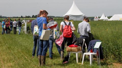NatUp s’engage à aider les jeunes à s’installer et à leur donner les moyens de piloter leur exploitation de façon pérenne. L’organisation du premier Outdoor en mai dernier s’inscrivait déjà dans cet état d’esprit. © A. DUFUMIER