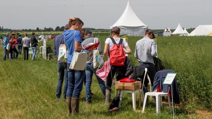 NatUp s’engage à aider les jeunes à s’installer et à leur donner les moyens de piloter leur exploitation de façon pérenne. L’organisation du premier Outdoor en mai dernier s’inscrivait déjà dans cet état d’esprit. © A. DUFUMIER