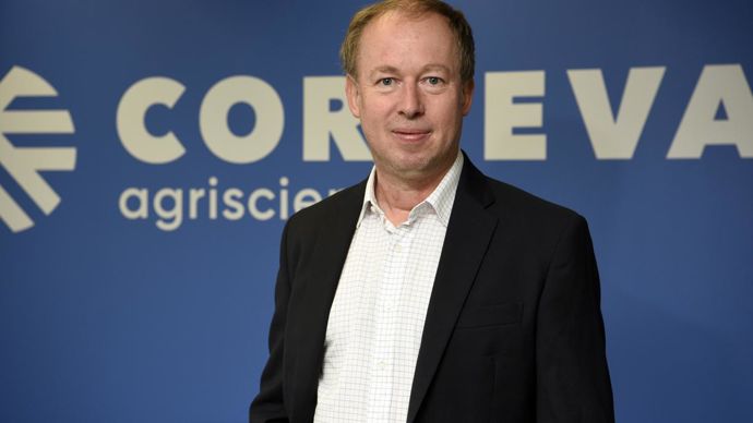 Pour les mois à venir, « il n’y a pas de problèmes d’approvisionnement à prévoir », affirme Jean-Philippe Legendre, directeur général de Corteva Agriscience France © C. FAIMALI