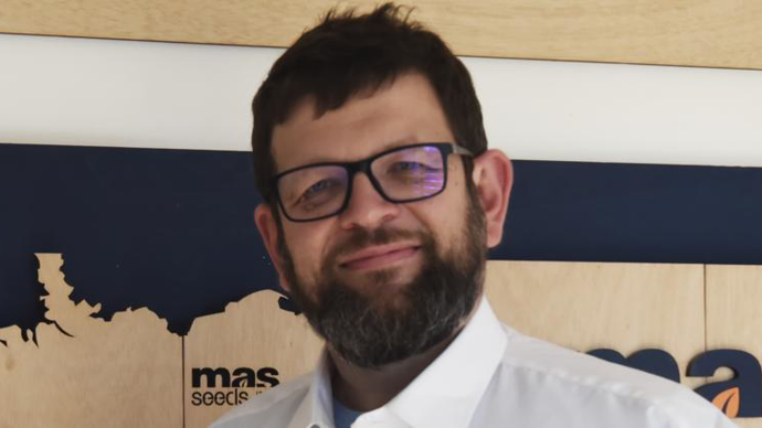 Benoît Petiard, 47 ans, nouveau directeur R&D de Mas Seeds, a fait toute sa carrière chez Syngenta Seeds, en tant que sélectionneur maïs puis directeur de la sélection maïs.