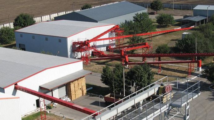 L’usine de semences Euralis d’Ukraine est fermée afin de protéger les salariés qui y travaillent. © EURALIS