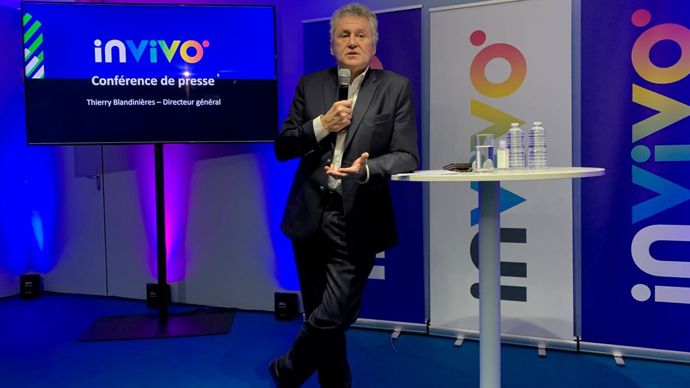 Thierry Blandinières, directeur général du groupe InVivo, a assuré le 2 mars au Sia : « Nos actifs en Ukraine sont intacts, le stock est en place et si la crise dure moins de trois mois, elle aura un impact modéré sur le groupe. » © C. QUEHEILLE