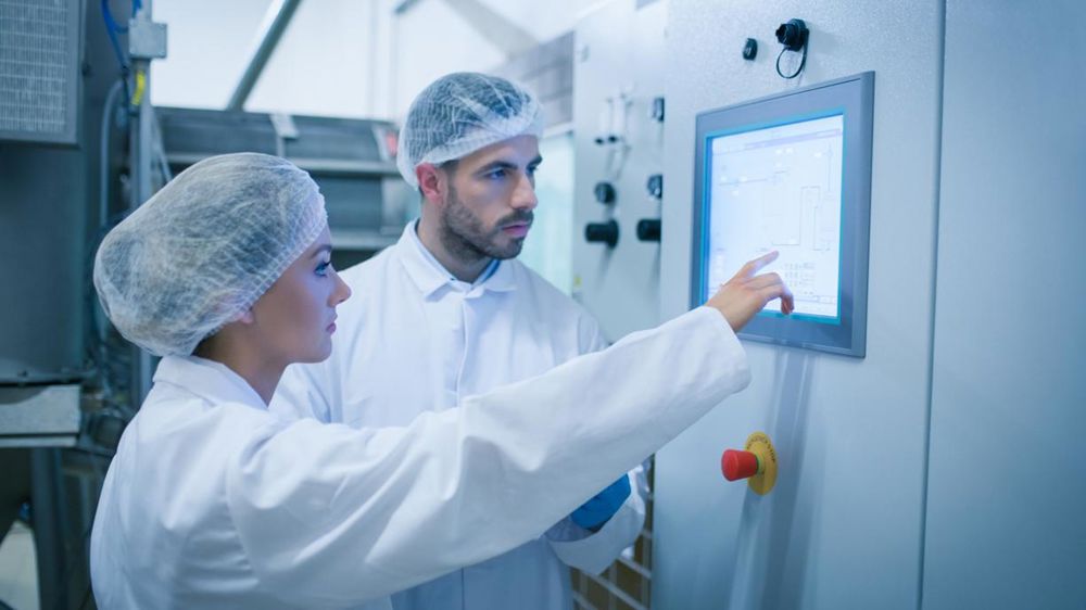 Food technicians working together in a food processing plant Getty Images/iStockphoto
