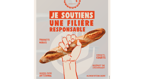 Affiche pour les artisans boulangers à imprimer et accrocher en boutique