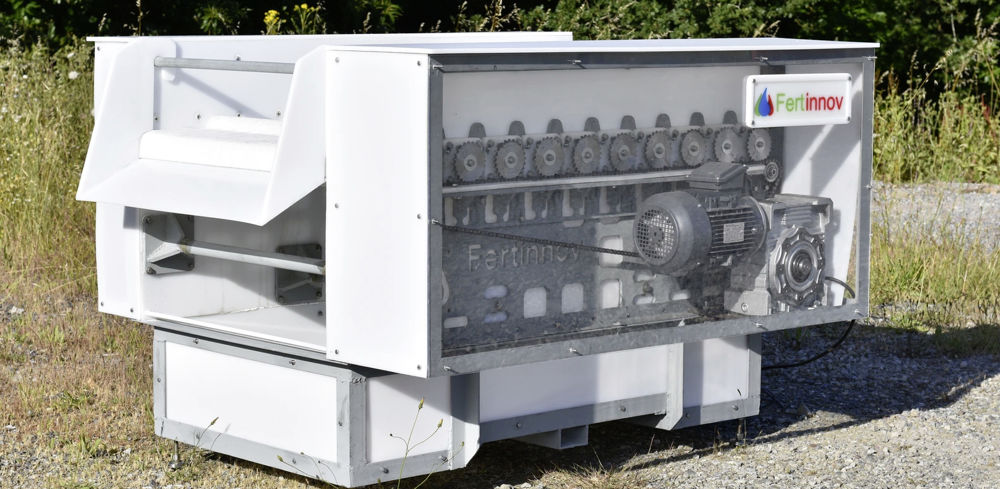 Le dispositif Séparafix de Fertinnov est une solution économique pour traiter les effluents d'élevage.