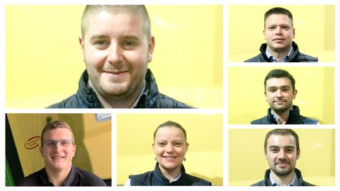 De gauche à droite et de haut en bas : Quentn Letouzey , Thimothée Le Priol, Lucas Lechopier, Maxime Veraquin, Armelle Budnik et Julien Lafitte, De gauche à droite et de haut en bas : Quentn Letouzey , Thimothée Le Priol, Lucas Lechopier, Maxime Veraquin, Armelle Budnik et Julien Lafitte,