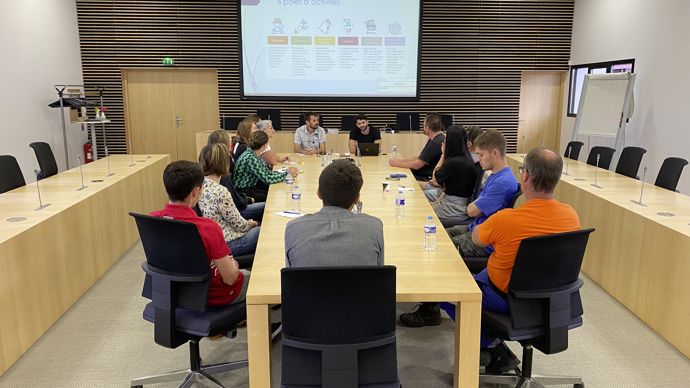 Une journée inclusion de nouveaux collaborateurs de la coopérative Vivadour. Un tutorat devrait être bientôt mis en place.