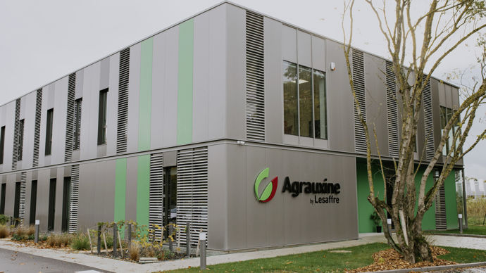 Agrauxine by Lesaffre, dont le siège est situé à Beaucouzé (Maine-et-Loire), développe, produit et commercialise des solutions de biocontrôle, de biostimulation et de bionutrition, à
base ou dérivées de microorganismes.
