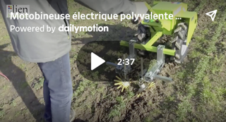 Motobineuse électrique polyvalente
Mobelec 3 d’Elatec. Motobineuse électrique polyvalente
Mobelec 3 d’Elatec.