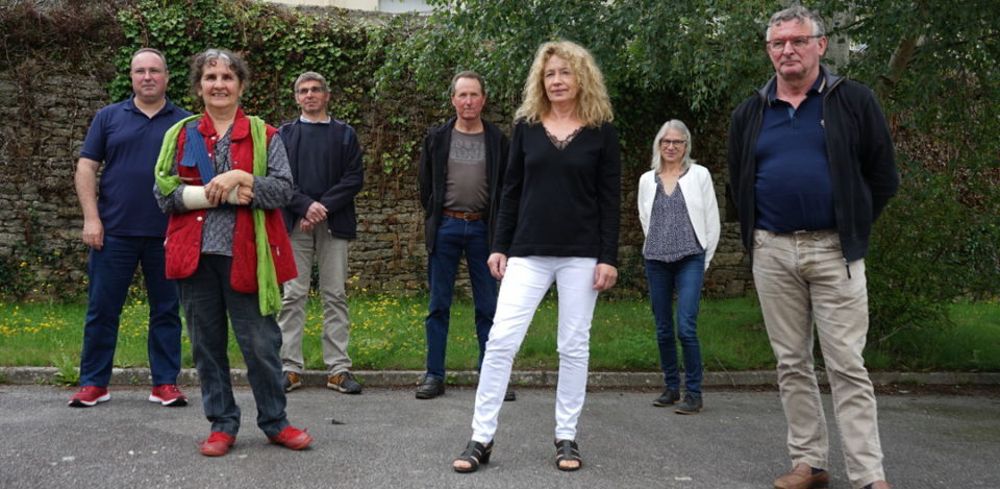 Les adhérents de Rés’Agri ayant participé à la démarche lors du lancement de page Facebook avec les vidéos en juillet 2021.