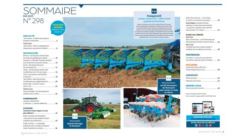À lire dans le numéro de mai 2023 de Matériel Agricole À lire dans le numéro de mai 2023 de Matériel Agricole