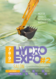 Affiche du salon HydroExpo 2023. Affiche du salon HydroExpo 2023.