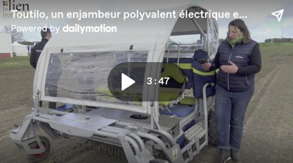 Toutilo, un enjambeur polyvalent électrique et autonome