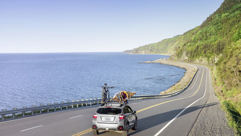 La route 132 longe le fleuve Saint-Laurent sur 1 600 kilomètres de Montréal à Saint-Flavie.