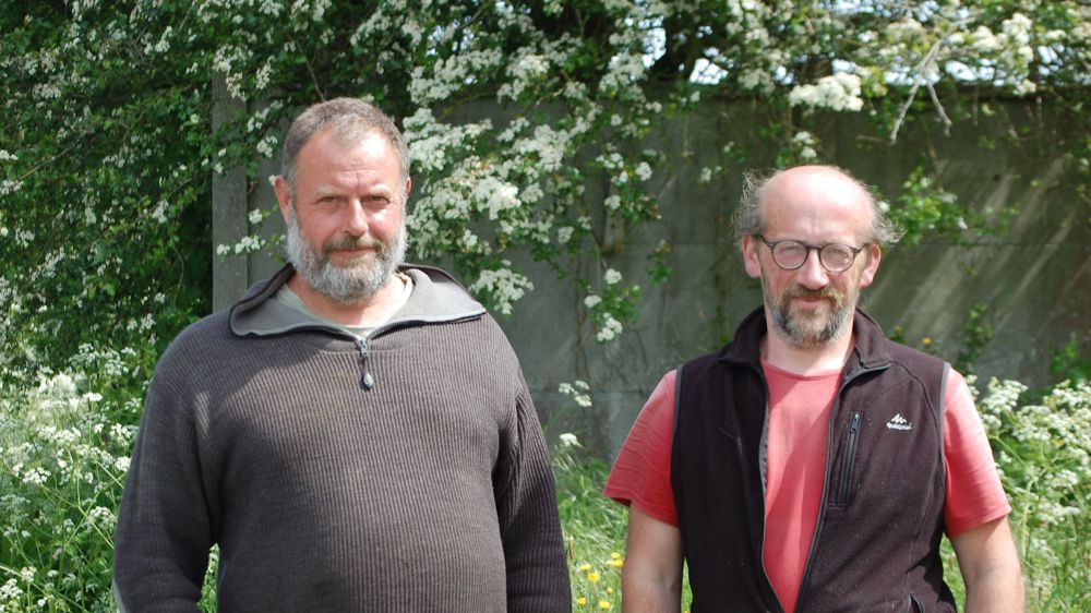 Pierre Vandaële (à gauche) et David Fourey approvisionnaient le magasin Biocoop depuis plus de 6 ans.
