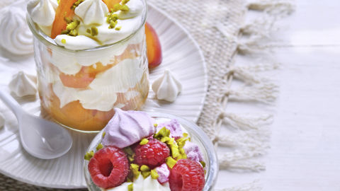 Verrines aux fruits d'été.