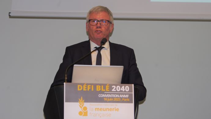 « Les meuniers ne peuvent pas aujourd’hui baisser leurs prix rapidement, car nos entreprises ont actuellement déjà des marges historiquement faibles », a rappelé Jean-François Loiseau, président de l’ANMF, lors de la convention de l'association, vendredi 16 juin à Paris.