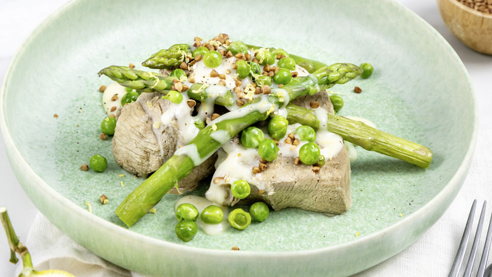Blanquette de veau verde.