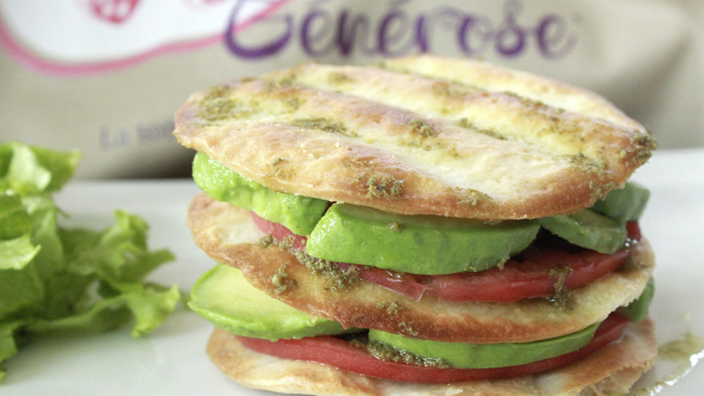 Millefeuille express de tomate Générose.