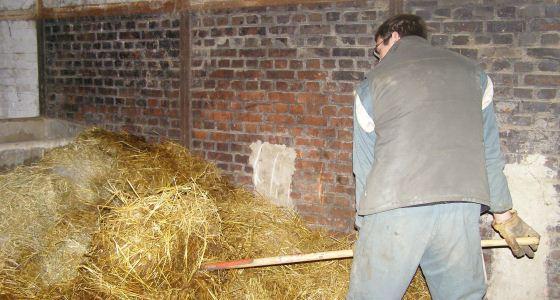 Travailleur dans une ferme