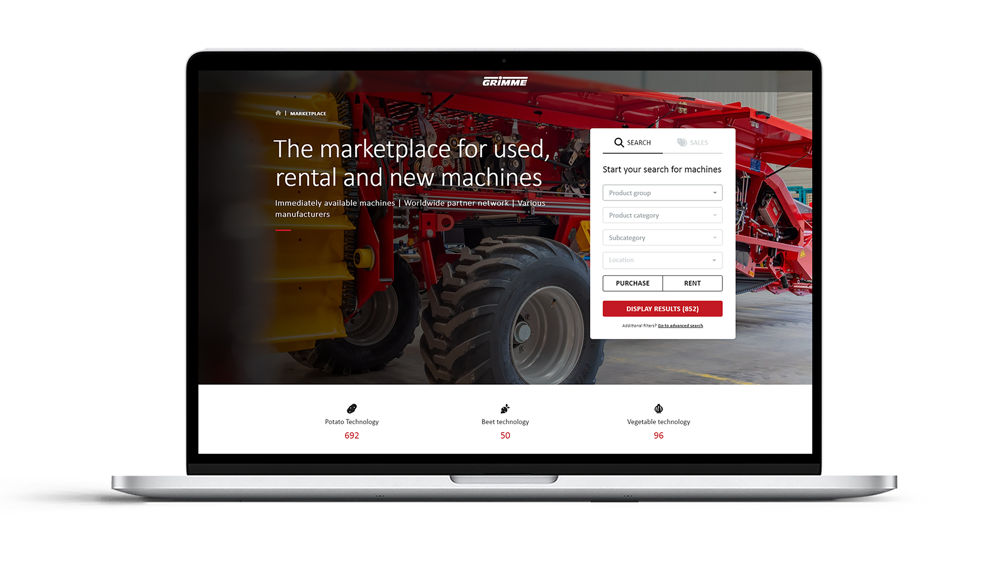 Le site en ligne de Grimme fait peau neuve Le site en ligne de Grimme fait peau neuve
