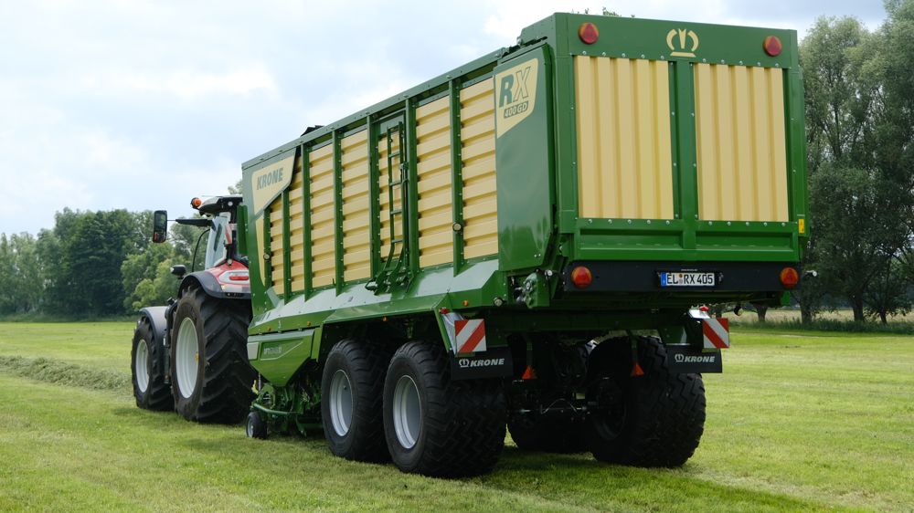 Krone : des vis pour centraliser le flux sur les autochargeuses RX et ZX