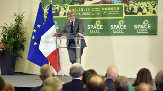 Le 12 septembre 2023 au Space de Rennes, le ministre de l'Agriculture Marc Fesneau fustige les critiques adressées au secteur.