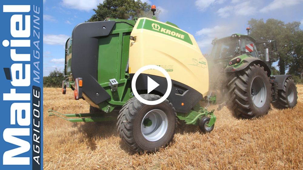 Krone VariPack V 190 XC Plus en action Krone VariPack V 190 XC Plus en action