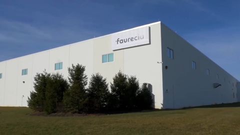Usine Faurecia à Colombus, Etats-Unis. Usine Faurecia à Colombus, Etats-Unis.