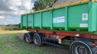 Le logiciel Logifeel trace la matière transportée du champs au silo. Le logiciel Logifeel trace la matière transportée du champs au silo.