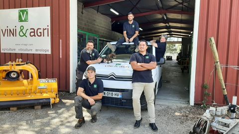 L'équipe de Viti & Agri. L'équipe de Viti & Agri.