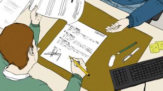 La forme du contrat de travail, obligatoirement par écrit pour la production agricole, doit respecter certaines règles. © Florent Fortin La forme du contrat de travail, obligatoirement par écrit pour la production agricole, doit respecter certaines règles. © Florent Fortin