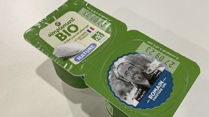 Eurial bio a lancé, en juin, la gamme de yaourts Simplement bio au lait demi-écrémé déclinée sous la marque Les 300 laitiers bio.